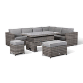 Phoenix Outdoor Patio Furniture- Aluminum Frame 7 Pieces Sectional Set - Delivery in 3-7 working days
